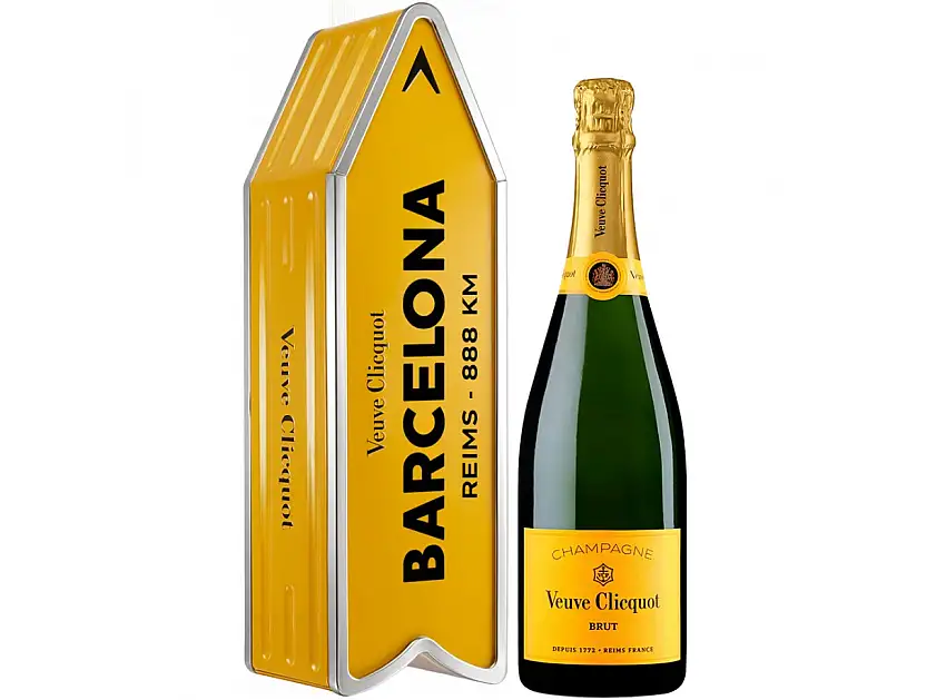 Veuve Clicquot Brut Estuchado Arrow Barcelona