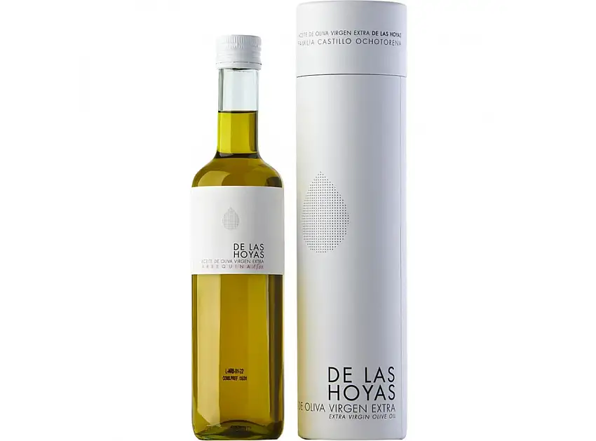 Aceite de Las Hoyas Arbequina 1500 Altitud Tubo 75 Cl.