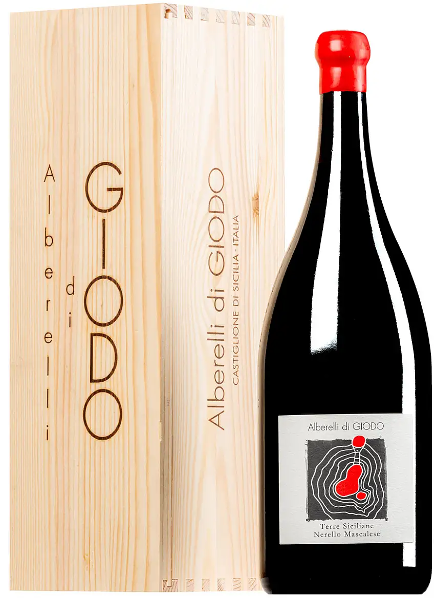 “Alberelli di Giodo” Nerello Mascalese Sicilia DOC 2021 · MAGNUM in Original-Holzkiste