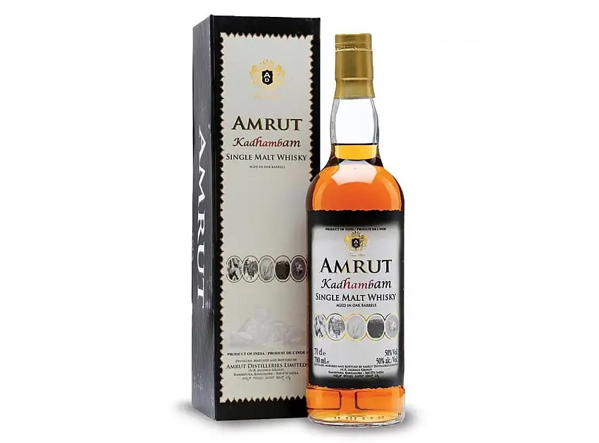 Amrut Single Malt Whisky Kadhambam 70Cl. + Estuche