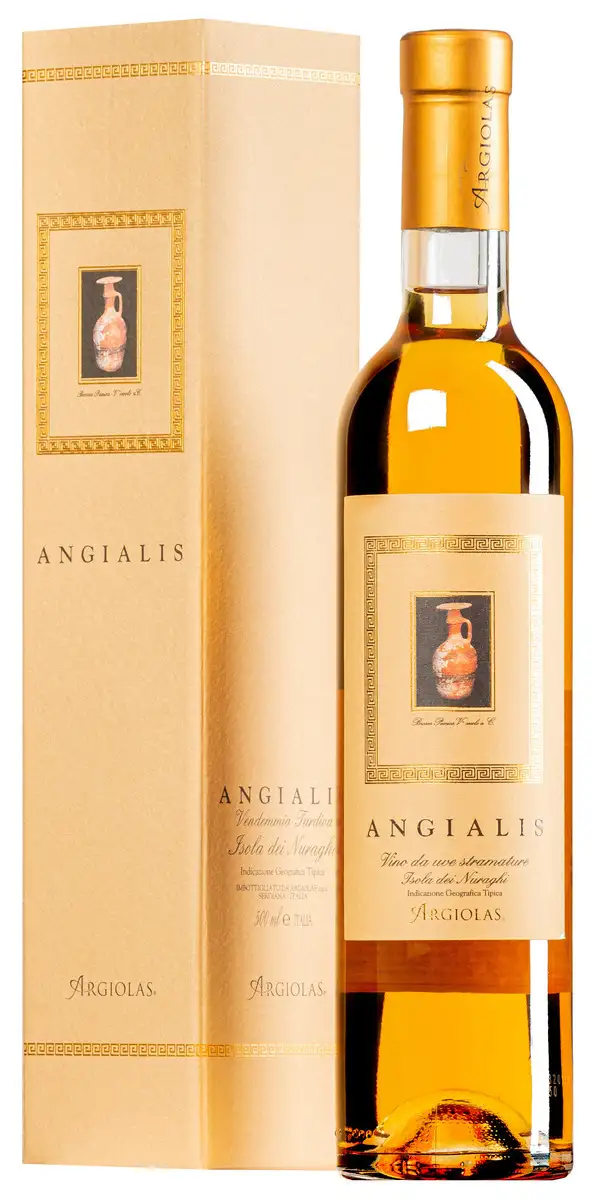“Angialis” Bianco Isola dei Nuraghi IGT 2019 dolce · in Geschenkkarton