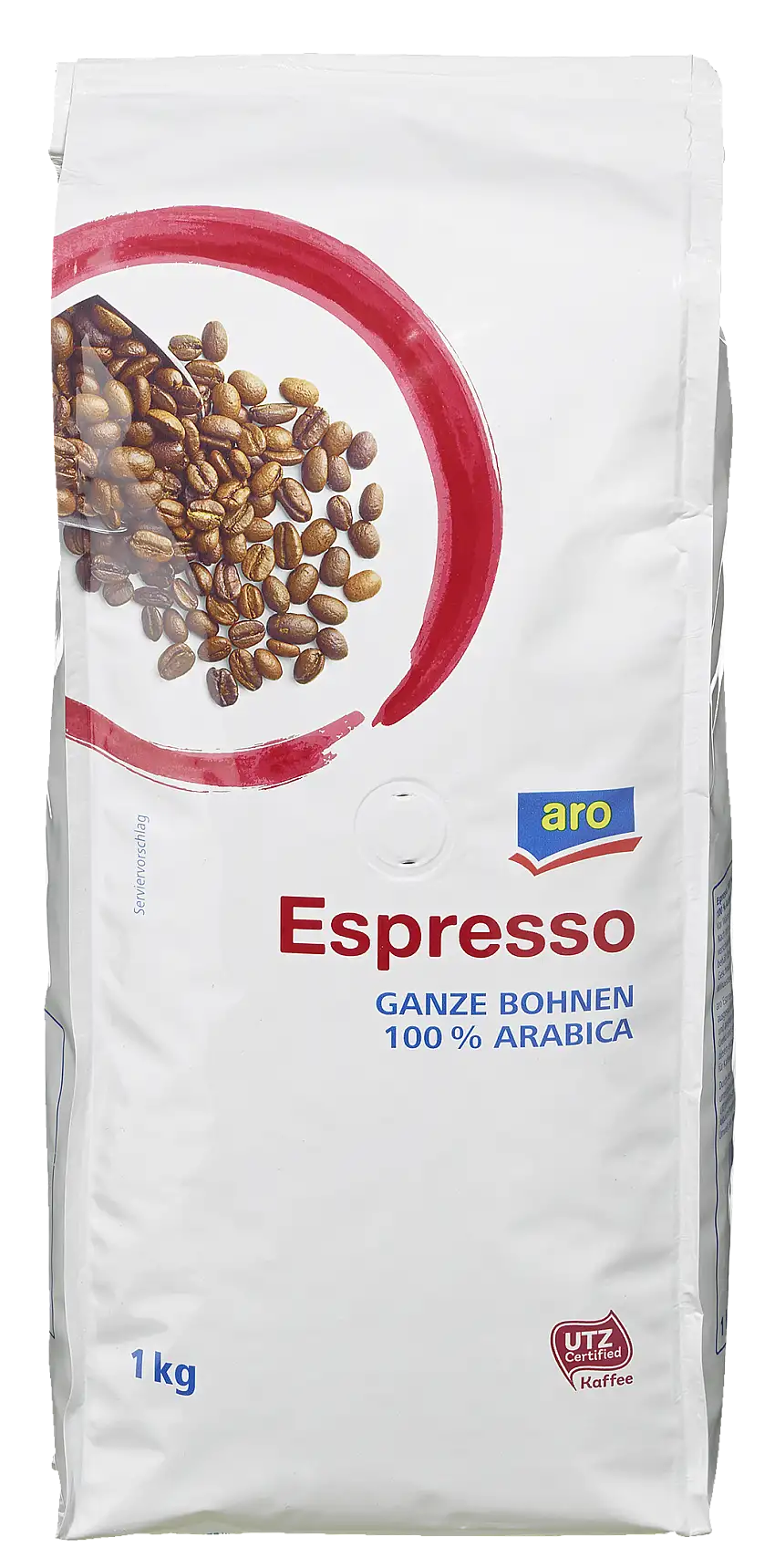 aro Espresso Bohnen UTZ - 1 x 1 kg Beutel