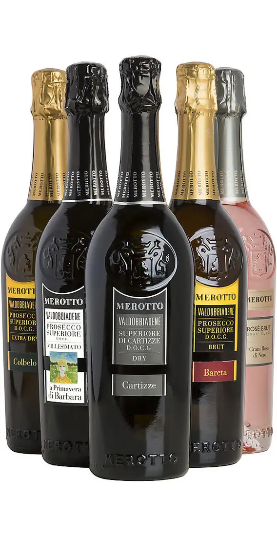 Auswahl 6 Proseccos Merotto
