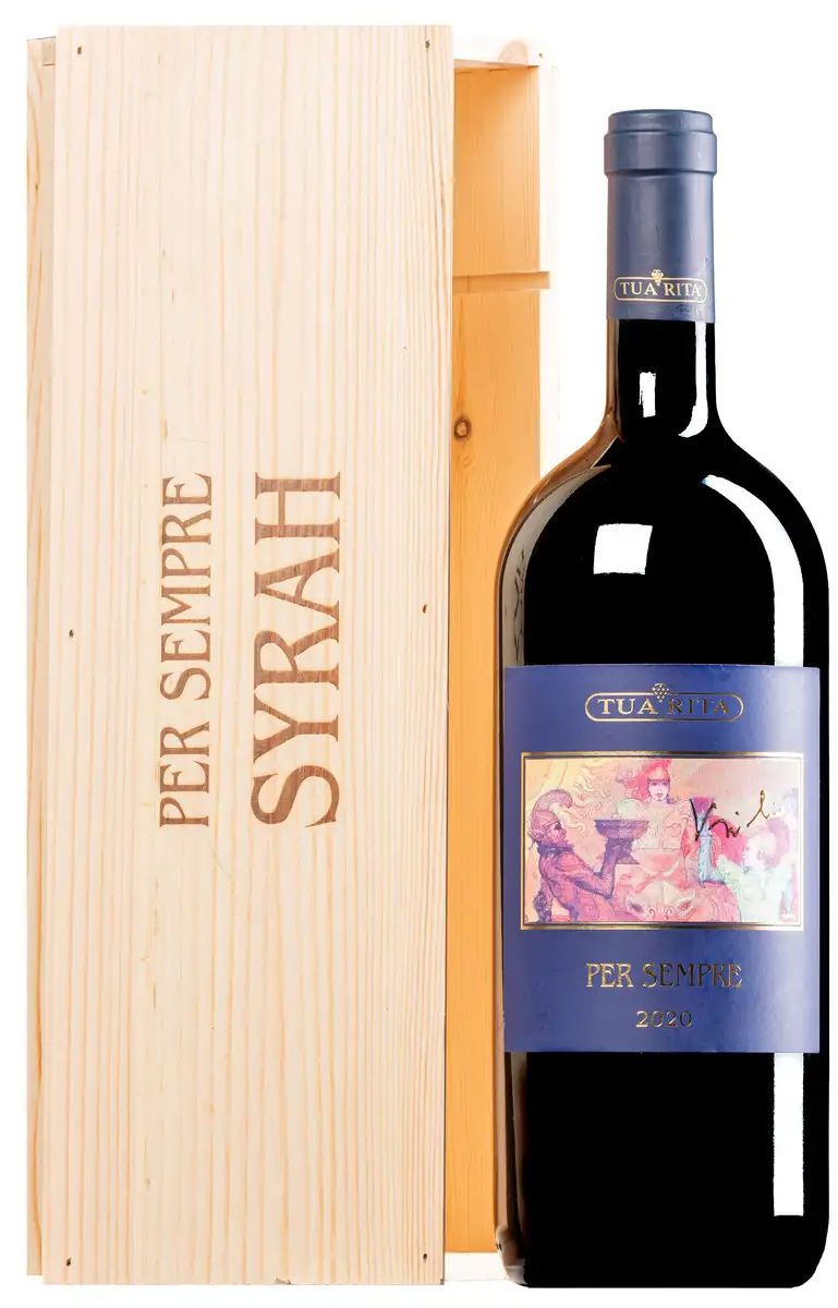“Per Sempre” Syrah Toscana IGT 2020 · MAGNUM in Original-Holzkiste