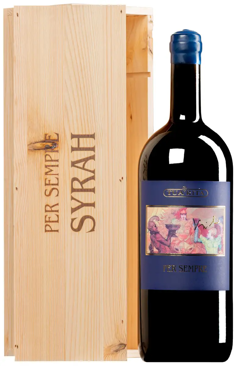 “Per Sempre” Syrah Toscana IGT 2022 · MAGNUM in Original-Holzkiste