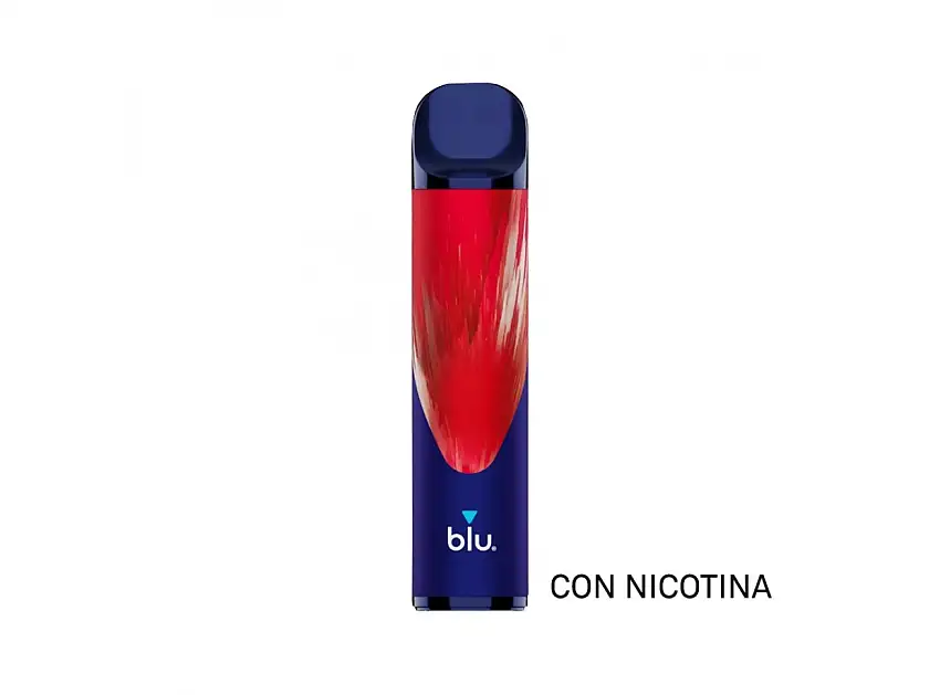 Blu Bar Vaper Desechable - Fresa Ice Con Nicotina 1000 Caladas
