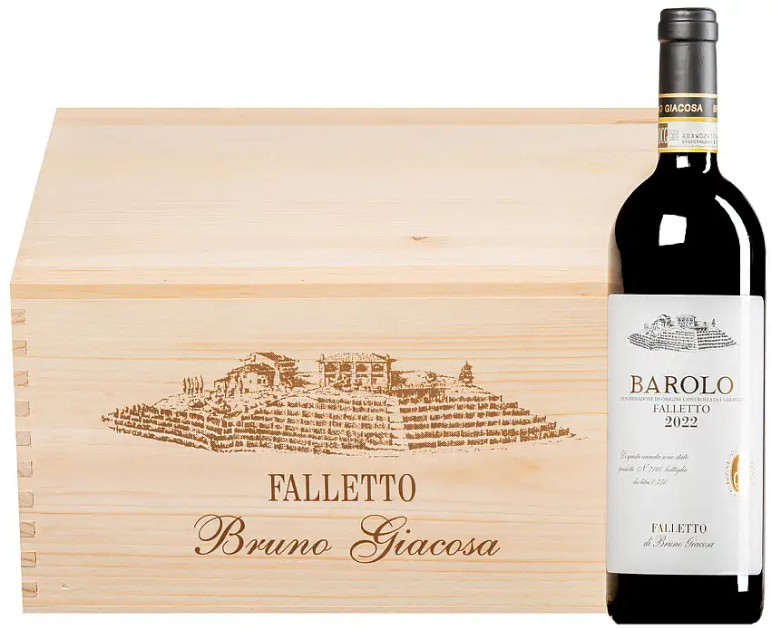 Barolo “Falletto” DOCG 2022 · 6 Flaschen in Original-Holzkiste
