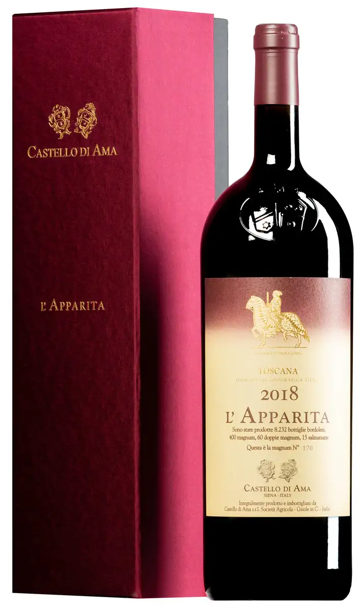 “Vigna L’Apparita” Merlot Toscana IGT 2018 · MAGNUM in Geschenkkarton