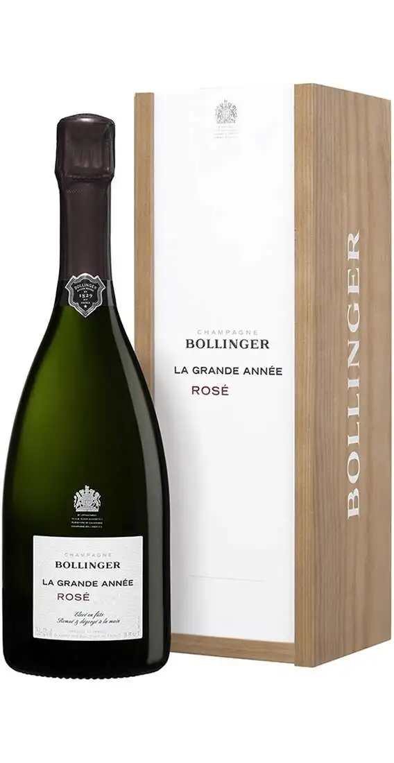 Champagne La Grande Année Rosé verpackt Bollinger