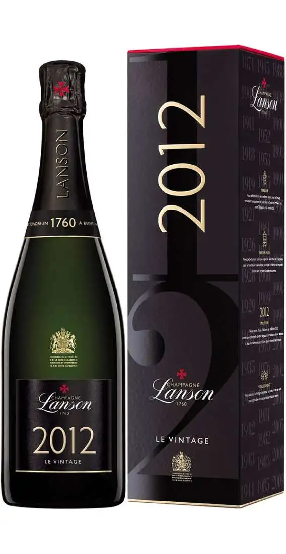 Champagne Le Vintage 2012 Boxed lanson