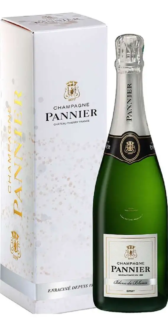 Champagner Blanc de Blanc Millesimé Verpackt PANNIER