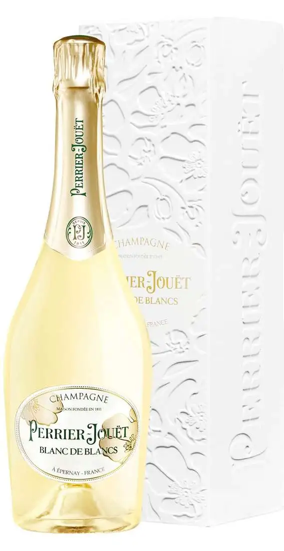 Champagner BLANC DE BLANCS, verpackt Perrier-Jouet