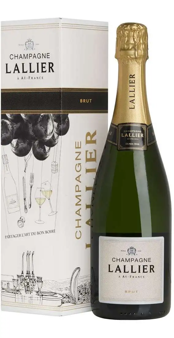 Champagner Brut R.015 verpackt LALLIER