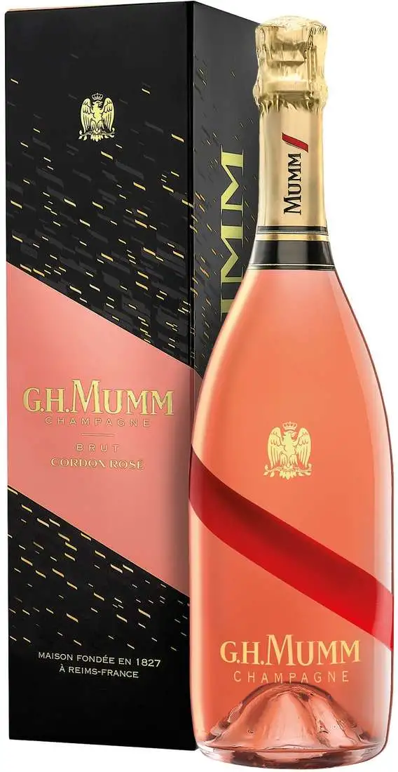 Champagner Grand Cordon Rosé Brut verpackt G.H MUMM
