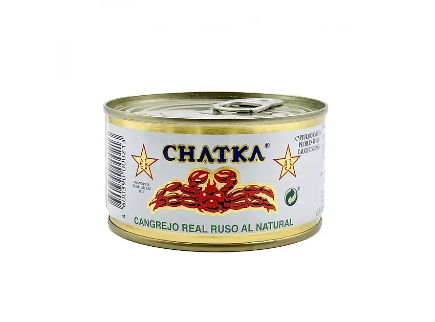 Chatka Cagrejo Al Natural 60% Patas 121gr