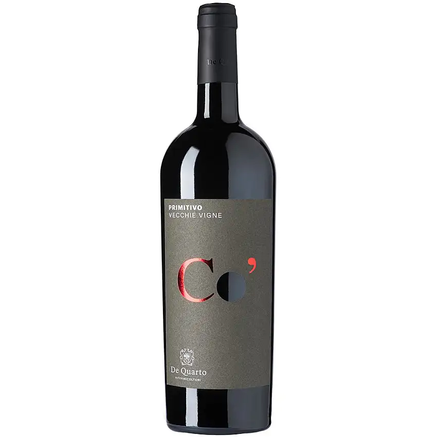 2018 Co' Primitivo di Manduria DOC halbtrocken Bio - De Quarto Vitivinicoltori