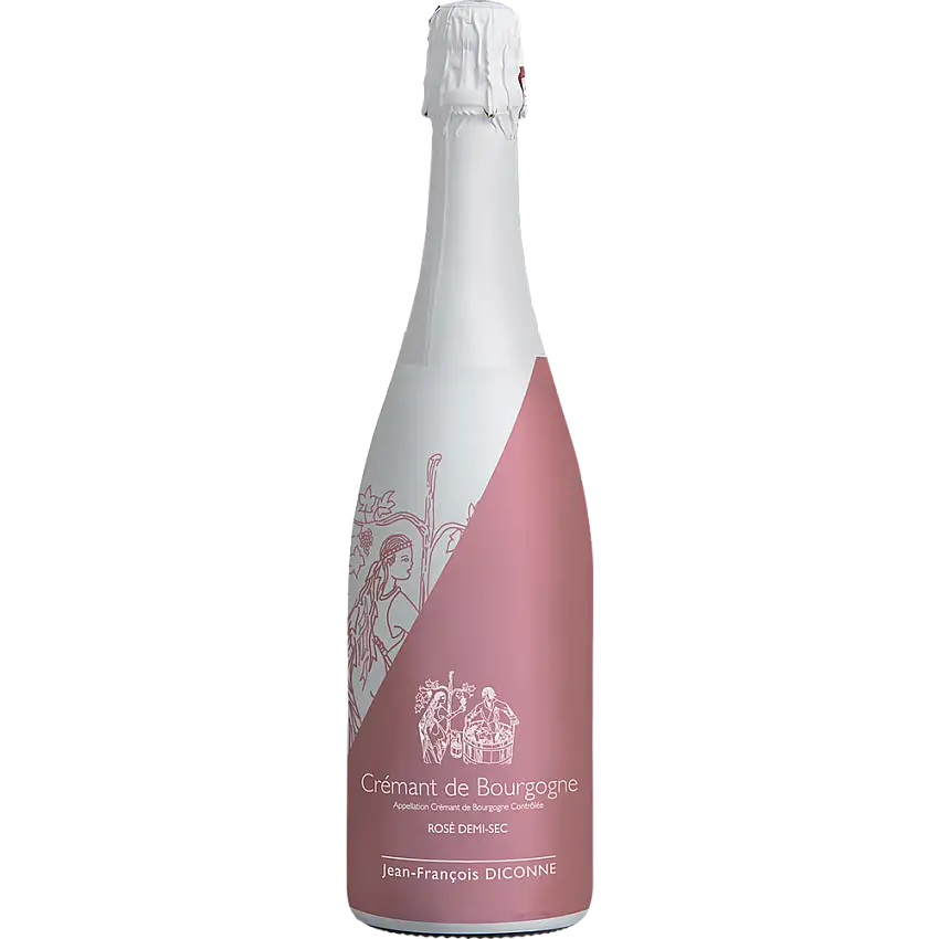 "Collection Sleeve " Crémant de Bourgogne Rosé AOP halbtrocken - Domaine Jean-François Diconne