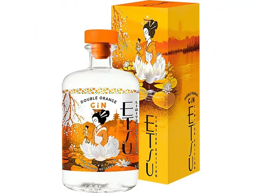 Etsu Japanese Gin Double Orange 70 Cl. + Estuche