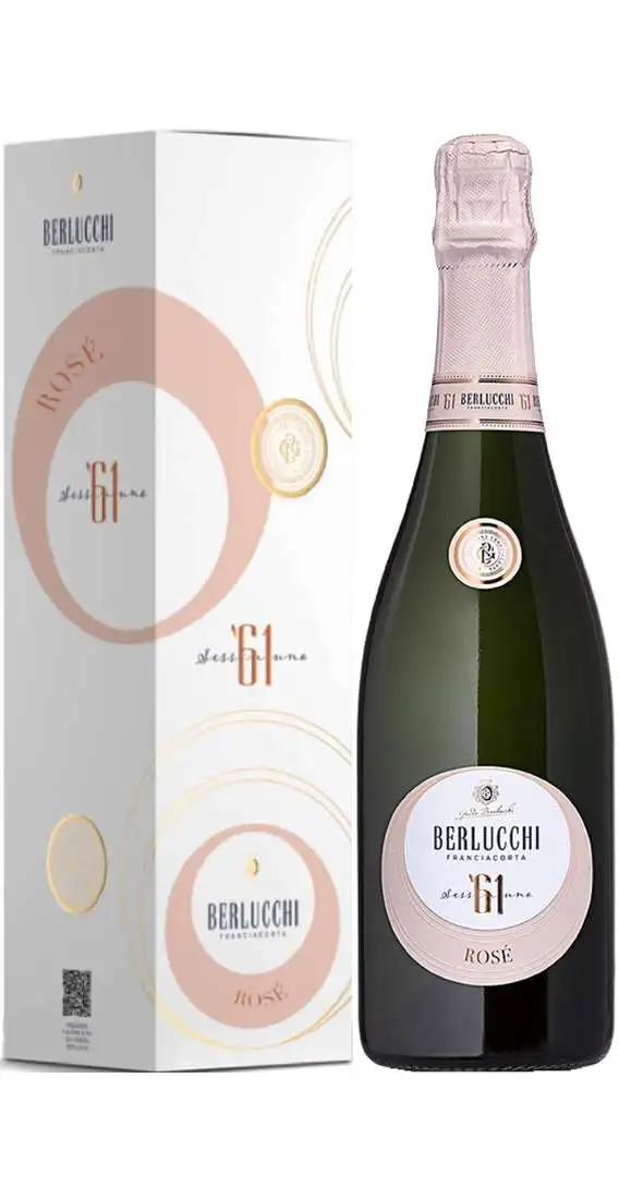 Franciacorta Brut Rosé '61 DOCG, verpackt Berlucchi