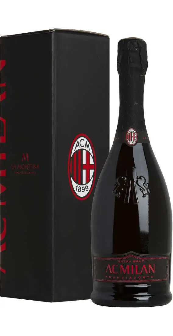 Franciacorta Extra Brut AC Mailand verpackt LA MONTINA
