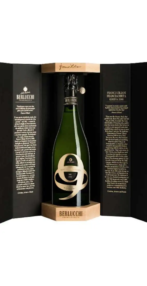 Franciacorta Riserva Franco Ziliani 2011 Dozaggio Zero im Karton Berlucchi