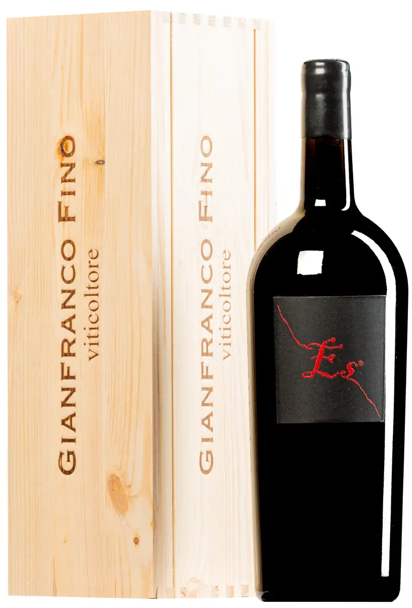 “Es” Primitivo Salento IGT 2023 · MAGNUM in Original-Holzkiste