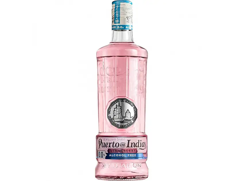 Gin Puerto de Indias Strawberry Sin Alcohol