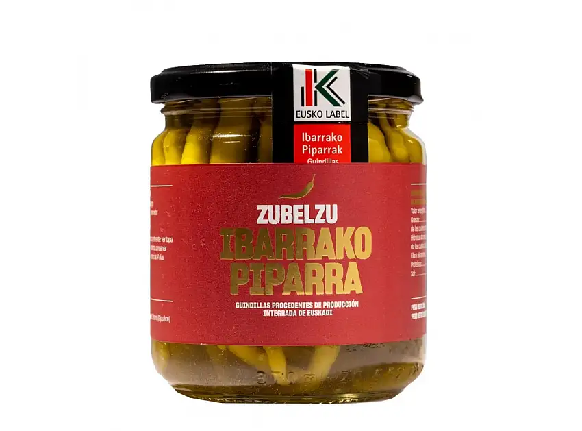 Guindilla Ibarrako Piparrak Zubelzu 300gr