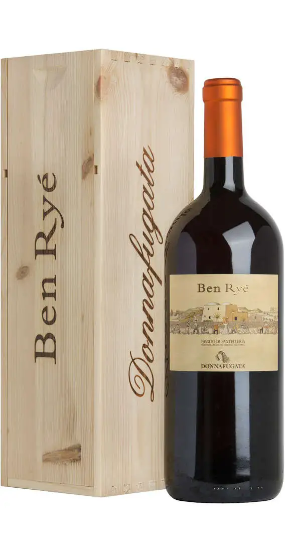 Magnum 1,5 Liter Passito di Pantelleria „Ben Ryé“ DOP in Holzkiste Donnafugata