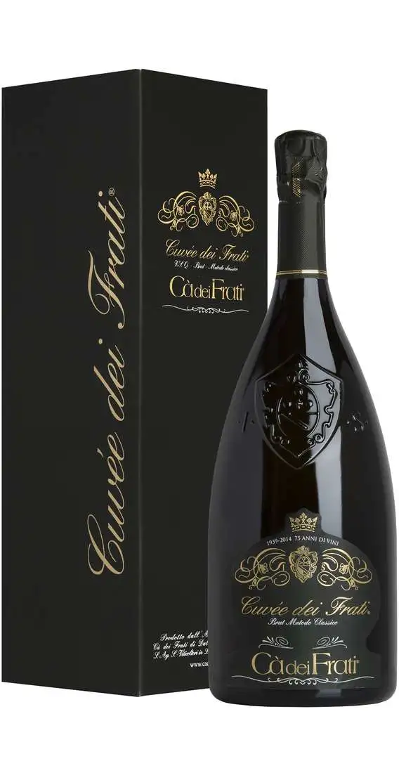 Magnum 1,5 Liter Spumante Brut klassische Methode „Cuvée dei Frati“ verpackt Cà dei Frati