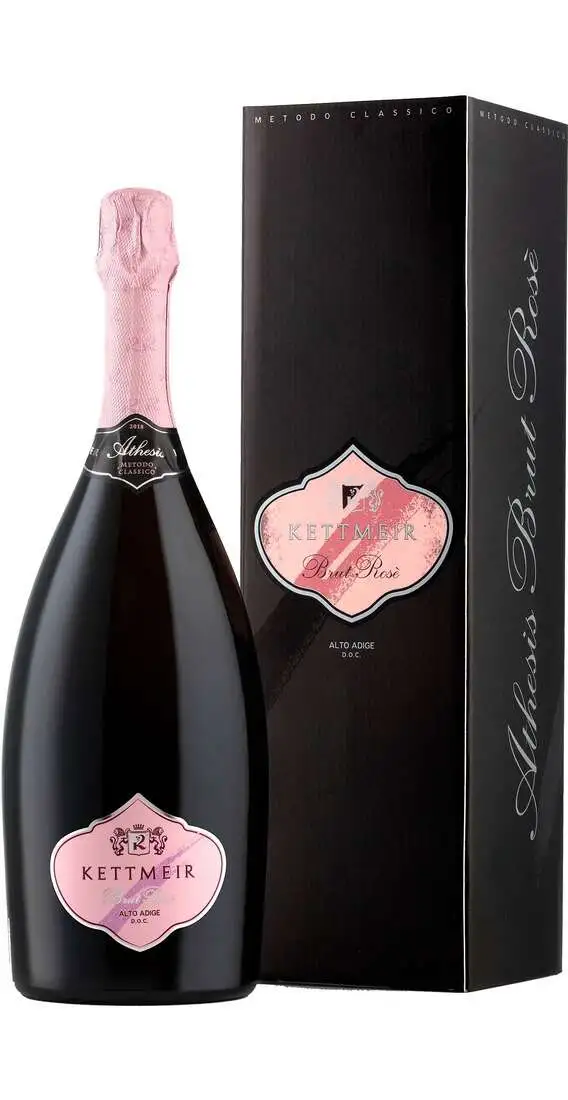 Magnum 1,5 Litri Spumante Metodo Classico Rosè Athesis Astucciato KETTMEIR