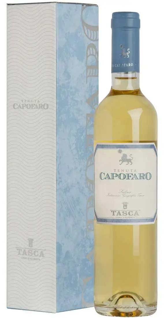 Malvasia „CAPOFARO“ verpackt Tasca d'Almerita
