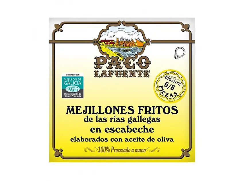 Mejillones Fritos En Escabeche Paco Lafuente 6/8