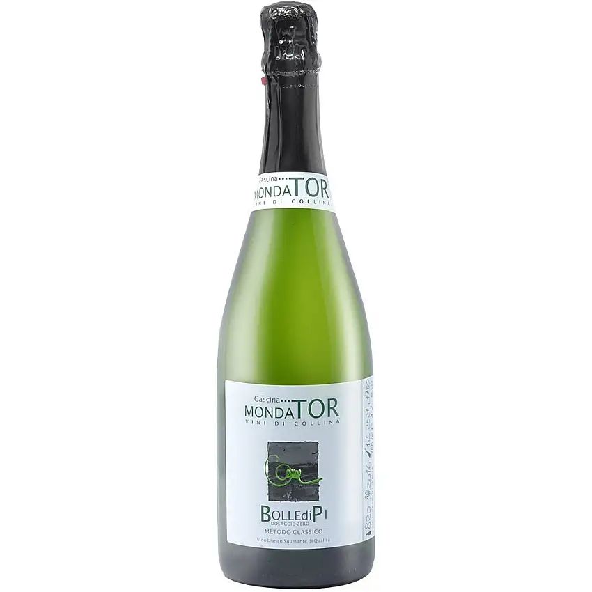 Bolledipi Spumante Metodo Classico brut nature Bio - Cascina Mondator