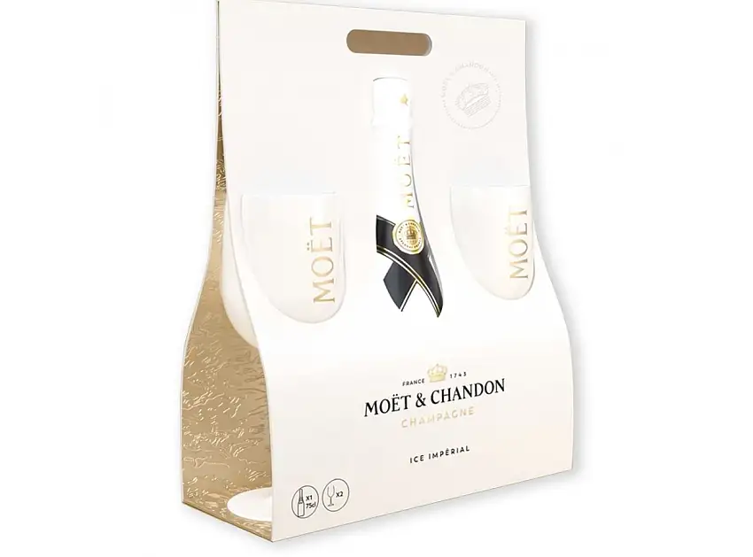 Moet & Chandon Ice Imperial con 2 Copas
