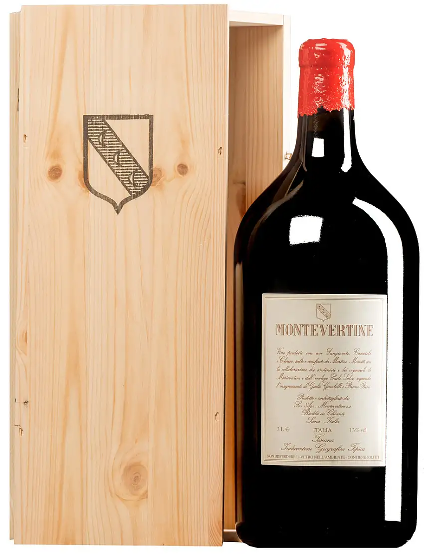 “Montevertine” Rosso Toscana IGT 2022 · Doppel-MAGNUM in Original-Holzkiste