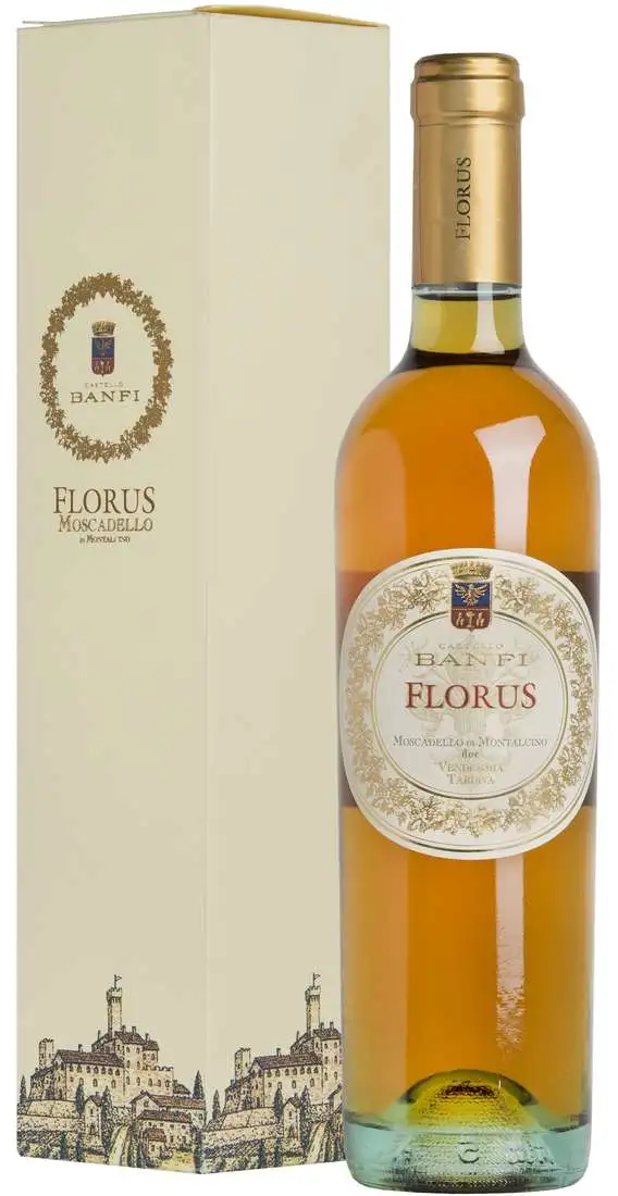 Moscadello di Montalcino "FloruS" Vendemmia Tardiva DOC verpackt BANFI