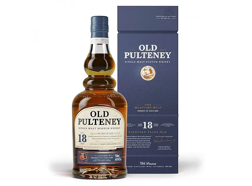 Old Pulteney 18 Single Malt Whisky 70cl.