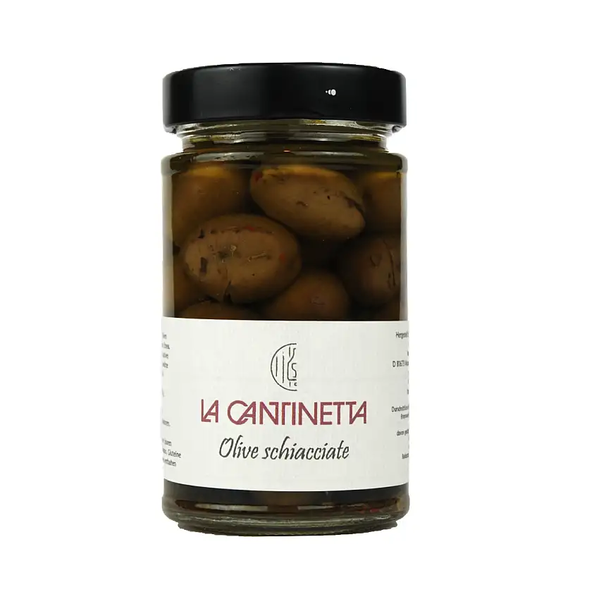 Olive Schiacciate | La Cantinetta
