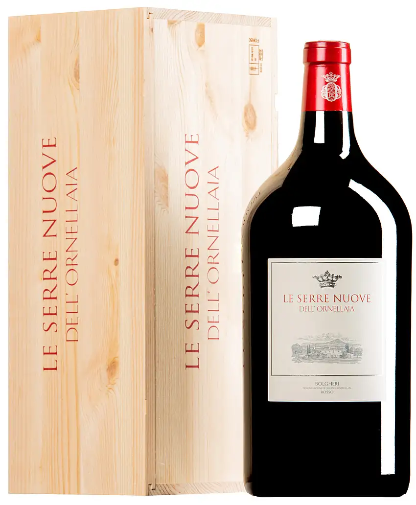“Le Serre Nuove dell’Ornellaia” Bolgheri DOC 2023 · Doppel-MAGNUM in Original-Holzkiste