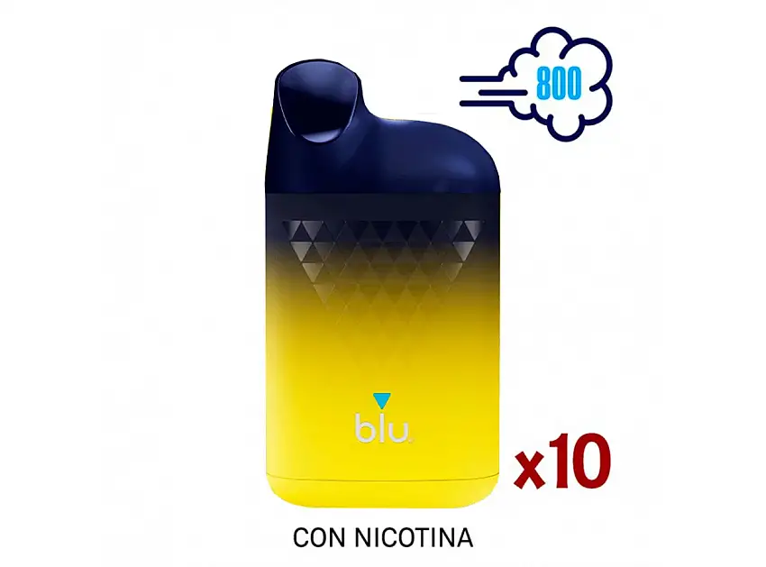 Pack 10 Blu Box - Banana Ice 800 caladas