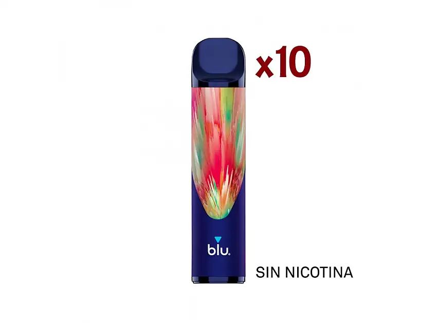 Pack 10 Blu Bar Vaper Desechable - Sandía Ice SIN Nicotina 1000 Caladas