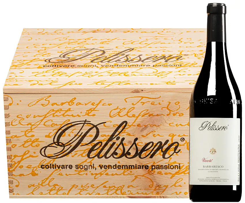 Barbaresco “Vanotu” DOCG 2021 · 6 Flaschen in Original-Holzkiste