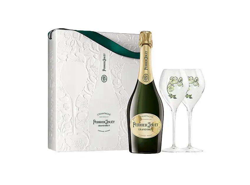 Perrier-Jouet Grand Brut Estuchado + 2 Copas