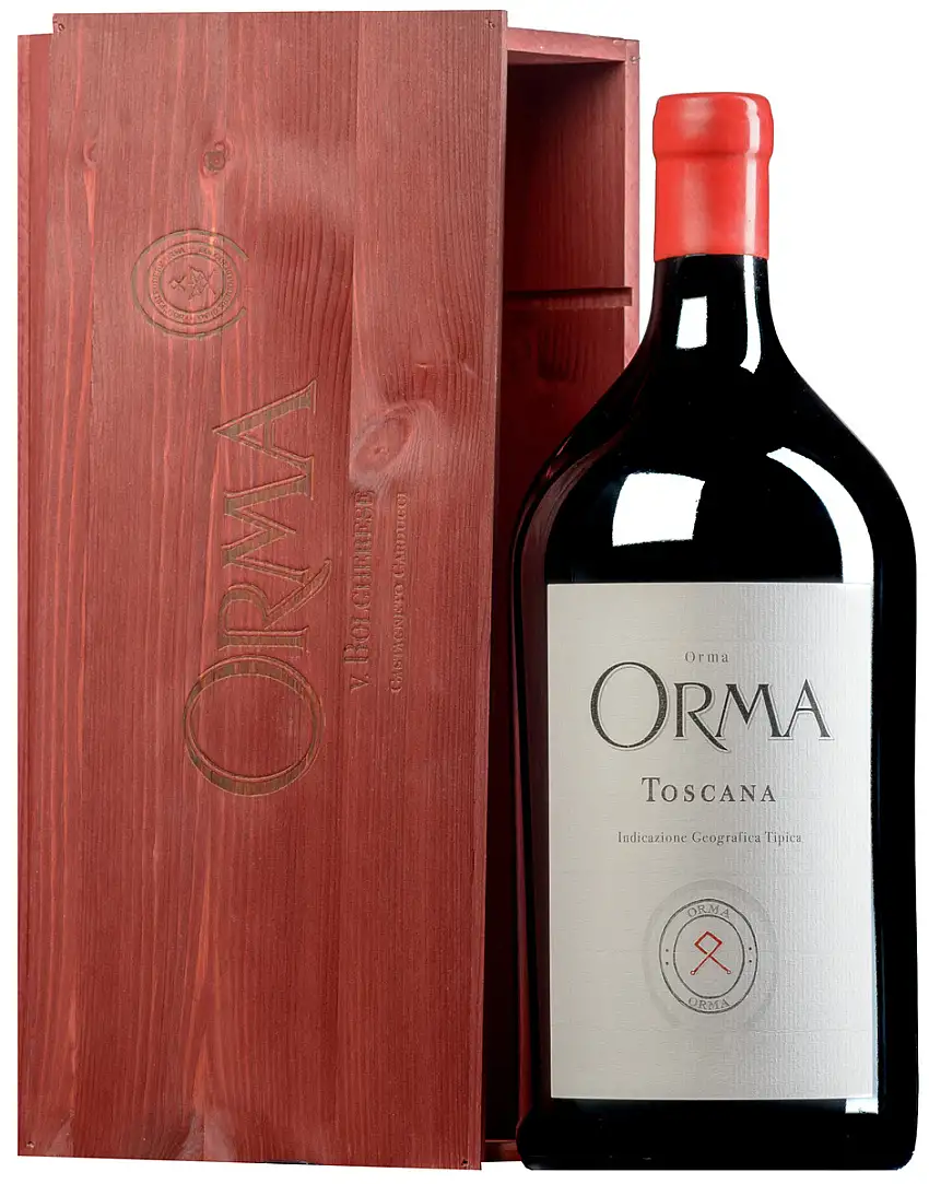 “Orma” Rosso Toscana IGT 2023 (BIO) · Doppel-MAGNUM in Original-Holzkiste