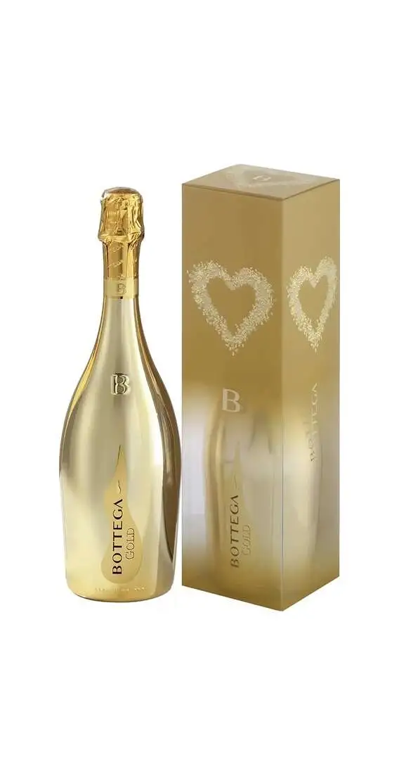 Prosecco DOC Brut GOLD im Koffer BOTTEGA