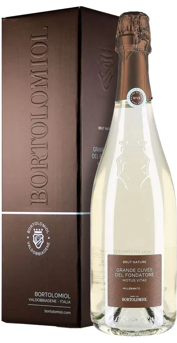 Prosecco Sup. Brut Nature Millesimato Rive San Pietro di Barbozza „Grande Cuvée del Fondatore“ DOCG BORTOLOMIOL