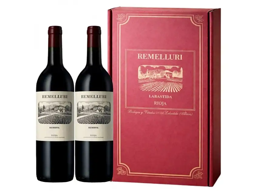 Estuche 2 botellas Remelluri Reserva 2017