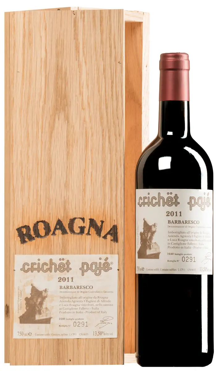 Barbaresco Crichët Pajè DOCG 2011 · 0,75l in Original-Holzkiste