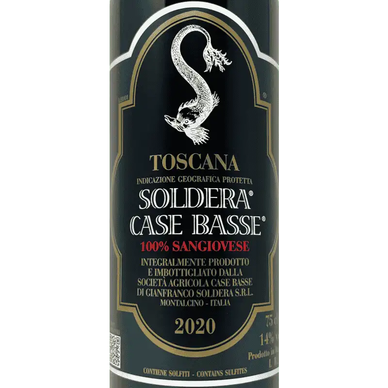 Soldera Case Basse Sangiovese Toscana IGP 2020 - Soldera